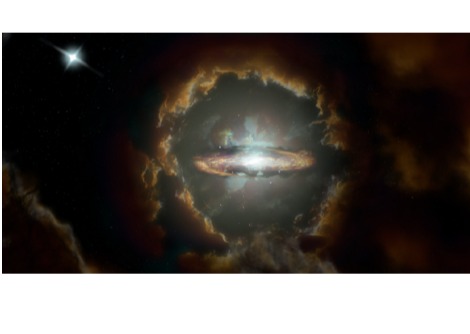 علماء الفلك يجدون مجرتين مخفيتين على حافة المكان والزمان