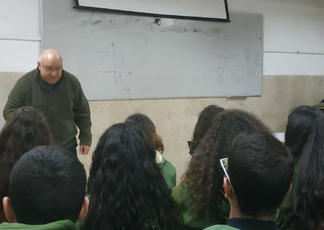 محاضرة البروفيسور ادريس تيتي في المدرسة الاكليريكية في الناصرة