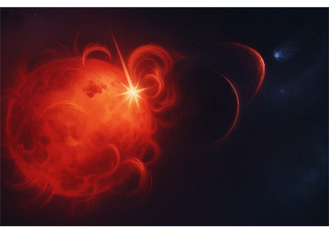  هذا القزم الأحمر أطلق انفجارًا قاتلًا للكواكب في الفضاء