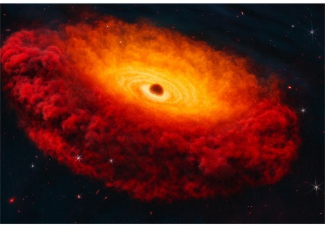 أقدم ثقب أسود يُرصد على الإطلاق أكبر من شمسنا بـ 300 مليون مرة. لا تدع 